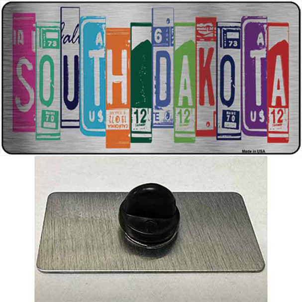 South Dakota License Plate Art Wholesale Novelty Metal Hat Pin