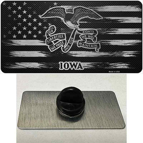 Iowa Carbon Fiber Wholesale Novelty Metal Hat Pin