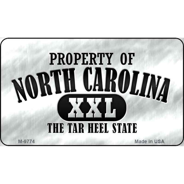 Property Of North Carolina Wholesale Novelty Metal Magnet