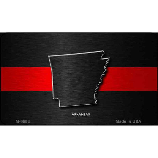 Arkansas Thin Red Line Wholesale Novelty Metal Magnet