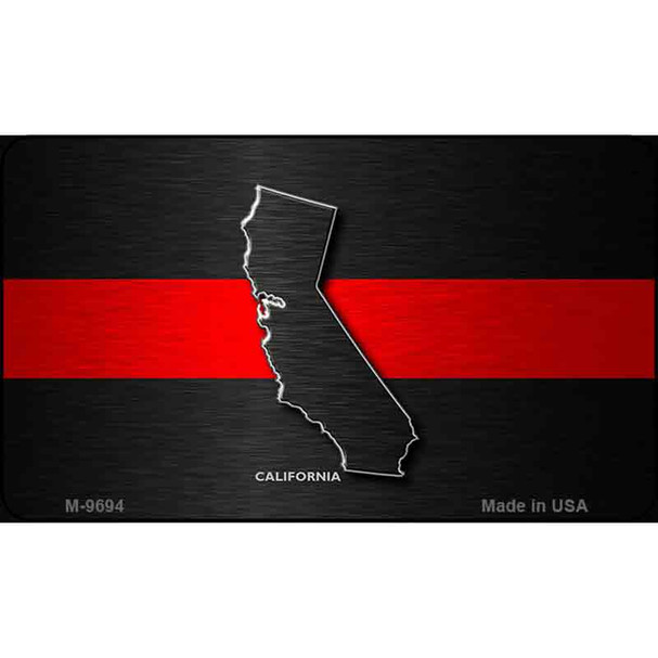 California Thin Red Line Wholesale Novelty Metal Magnet