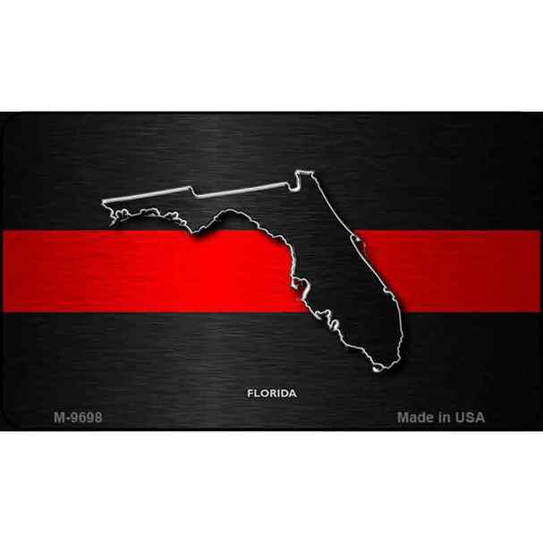 Florida Thin Red Line Wholesale Novelty Metal Magnet