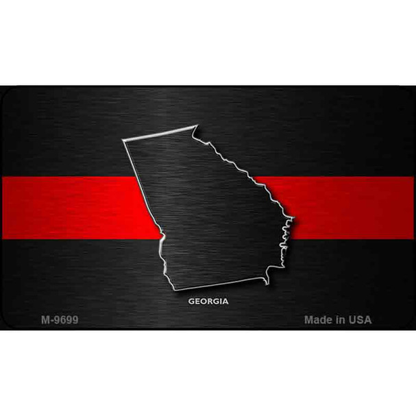 Georgia Thin Red Line Wholesale Novelty Metal Magnet