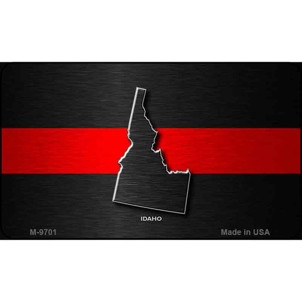 Idaho Thin Red Line Wholesale Novelty Metal Magnet