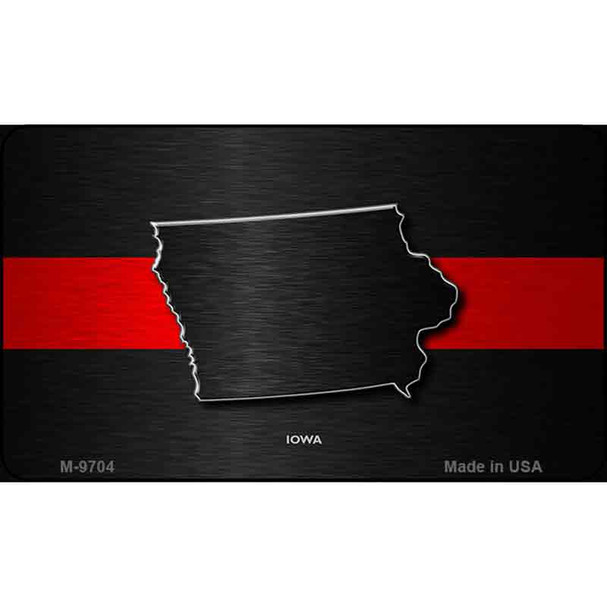 Iowa Thin Red Line Wholesale Novelty Metal Magnet