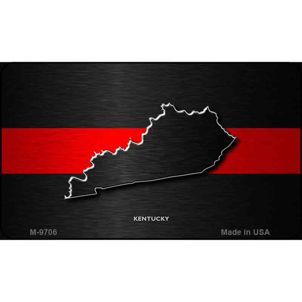 Kentucky Thin Red Line Wholesale Novelty Metal Magnet