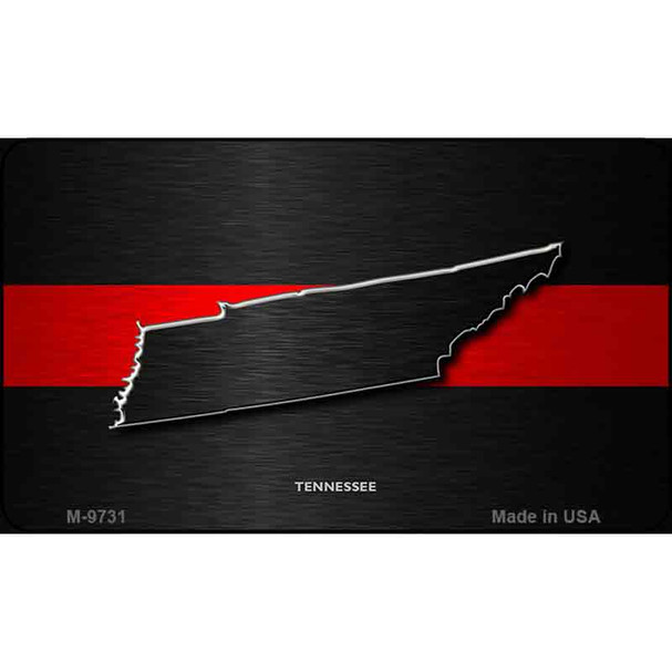 Tennessee Thin Red Line Wholesale Novelty Metal Magnet