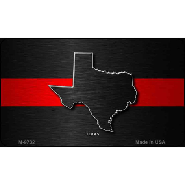 Texas Thin Red Line Wholesale Novelty Metal Magnet