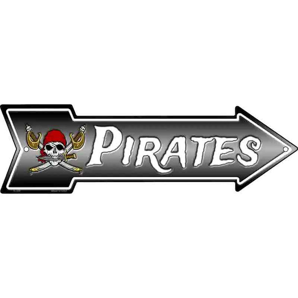 Pirates Wholesale Novelty Metal Arrow Sign