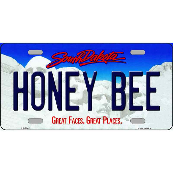 Honey Bee South Dakota Wholesale Metal Novelty License Plate