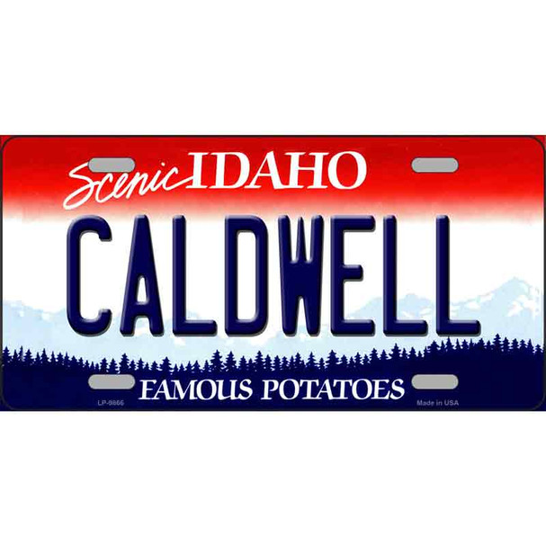 Caldwell Idaho Wholesale Metal Novelty License Plate