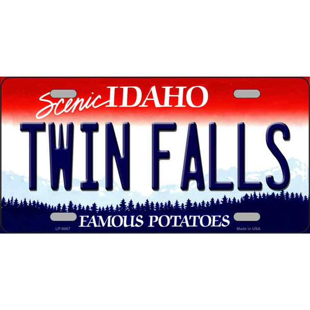 Twin Falls Idaho Wholesale Metal Novelty License Plate