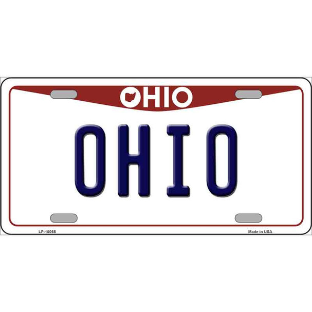 Ohio Wholesale Metal Novelty License Plate LP-10065