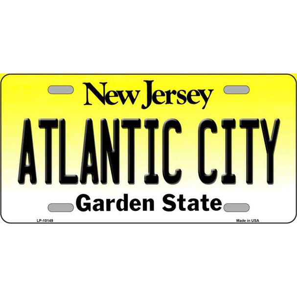 Atlantic City New Jersey Wholesale Metal Novelty License Plate