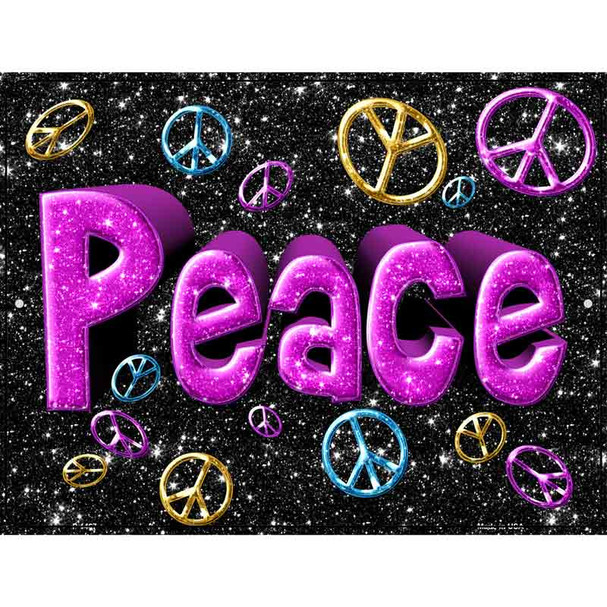 Peace Wholesale Metal Novelty Parking Sign