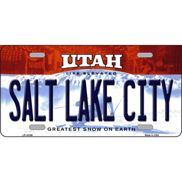 Salt Lake City Utah Wholesale Metal Novelty License Plate