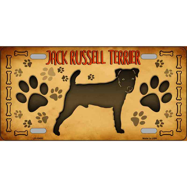 Jack Russell Terrier Novelty Wholesale Metal License Plate