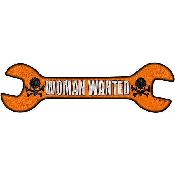 Woman Wanted Wholesale Novelty Metal Wrench Sign