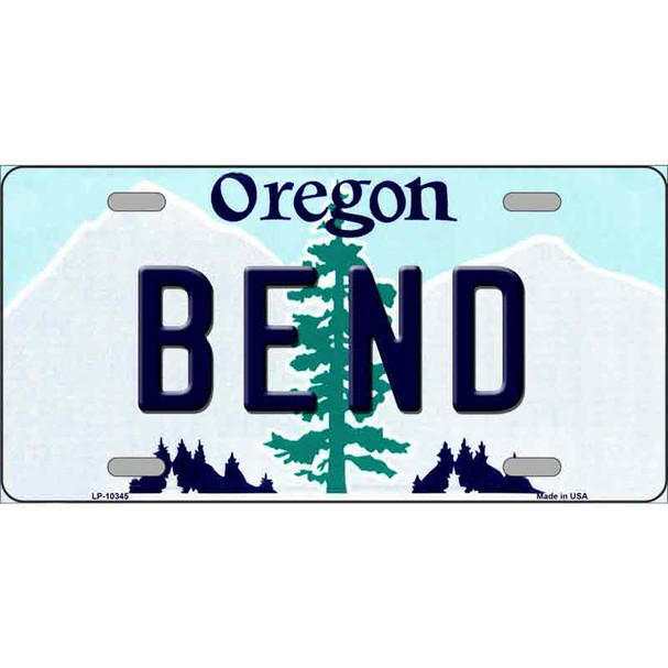 Bend Oregon Wholesale Metal Novelty License Plate