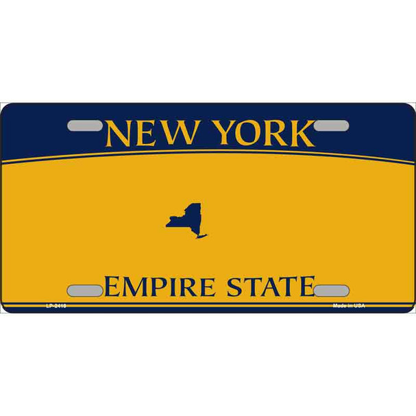 New York State Blanks Wholesale Metal Novelty License Plate