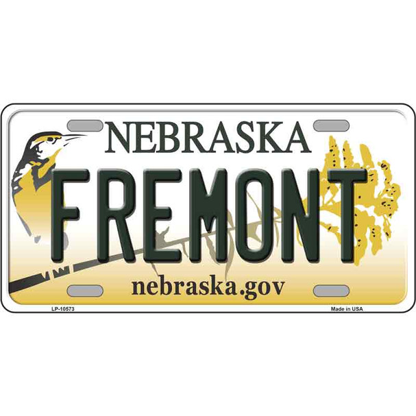 Fremont Nebraska Wholesale Metal Novelty License Plate