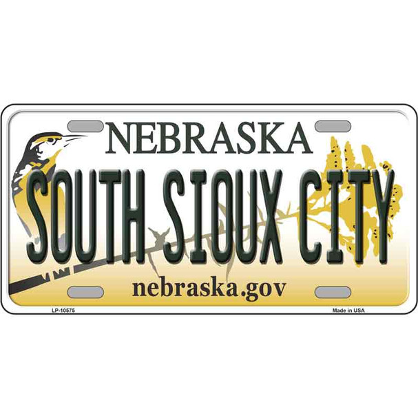 South Sioux City Nebraska Wholesale Metal Novelty License Plate