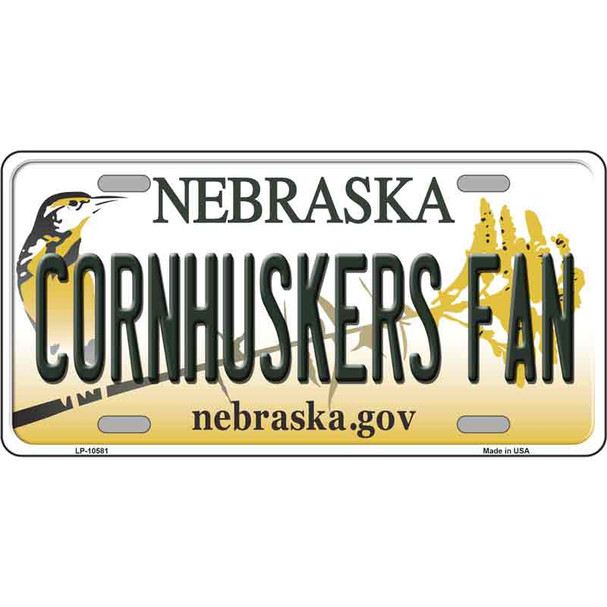 Cornhuskers Fan Nebraska Wholesale Metal Novelty License Plate