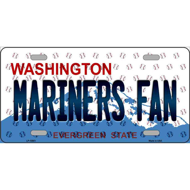 Mariners Fan Washington Novelty Wholesale Metal License Plate