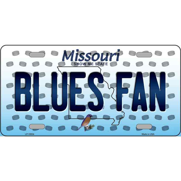 Blues Fan Missouri Novelty Wholesale Metal License Plate