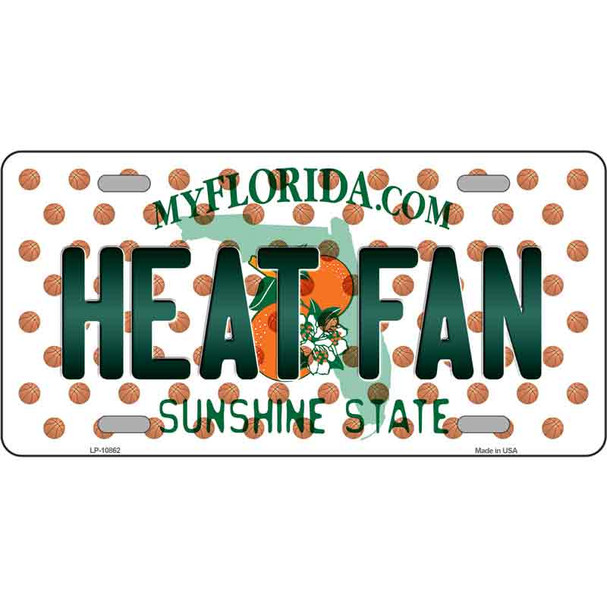 Heat Fan Florida Novelty Wholesale Metal License Plate