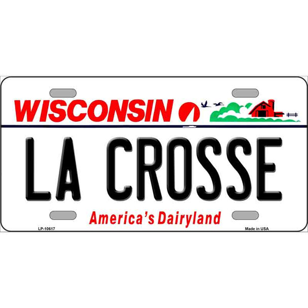 La Crosse Wisconsin Wholesale Metal Novelty License Plate