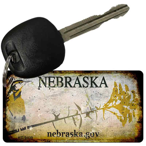 Nebraska Rusty Wholesale Novelty Key Chain