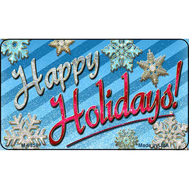 Happy Holidays Wholesale Novelty Metal Magnet