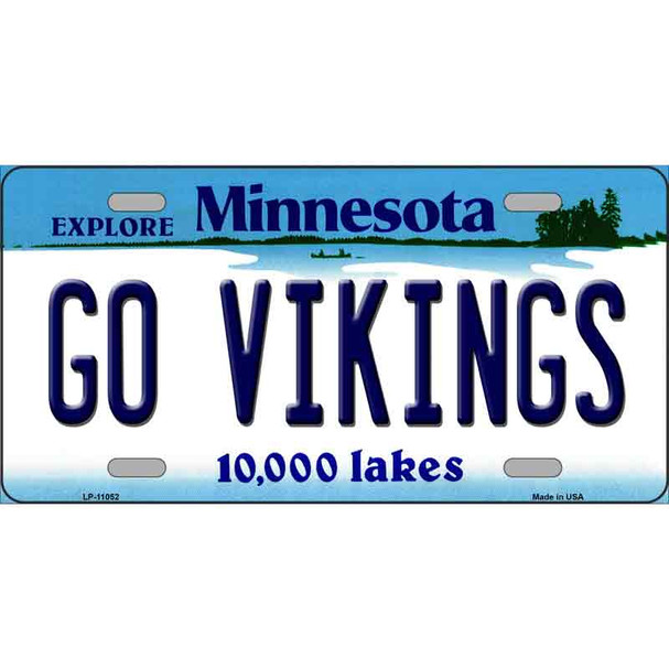 Go Vikings Minnesota Wholesale Metal Novelty License Plate