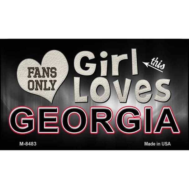 This Girl Loves Her Georgia Wholesale Novelty Metal Magnet