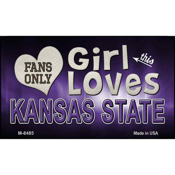 This Girl Loves Her Kansas State Wholesale Novelty Metal Magnet