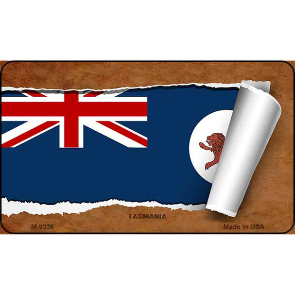 Tasmania Flag Scroll Wholesale Novelty Metal Magnet