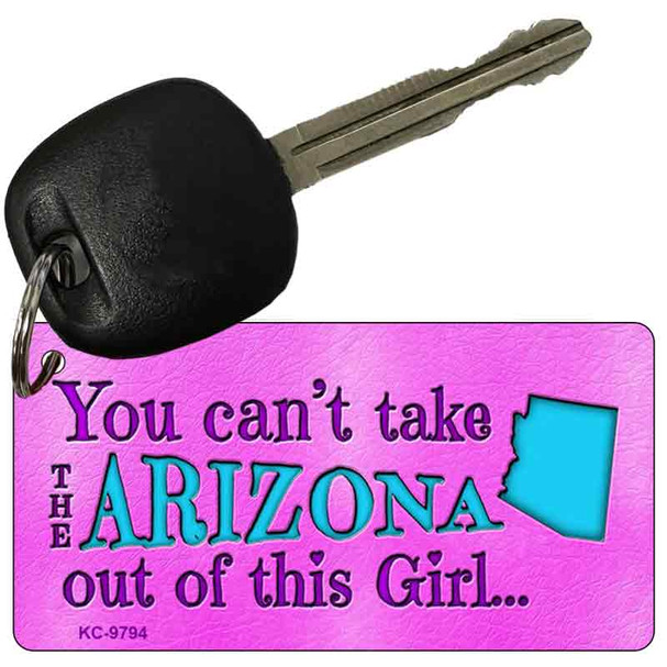 Arizona Girl Novelty Wholesale Metal Key Chain