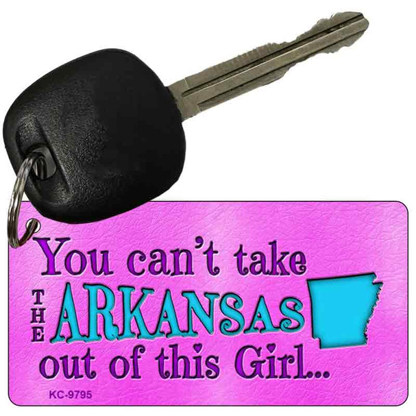 Arkansas Girl Novelty Wholesale Metal Key Chain