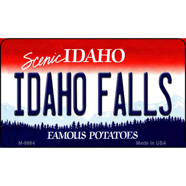 Idaho Falls Idaho State Background Wholesale Metal Novelty Magnet