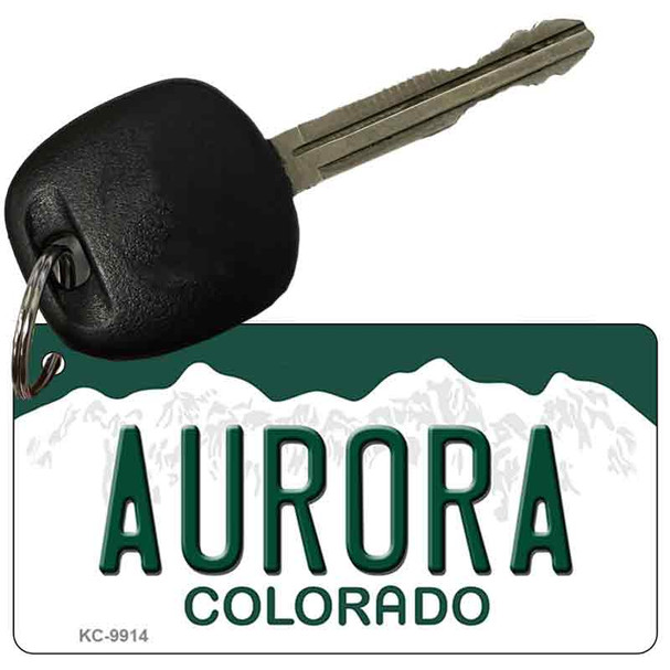 Aurora Colorado Wholesale Metal Novelty Key Chain