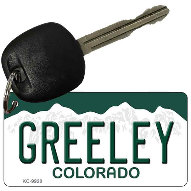 Greeley Colorado Wholesale Metal Novelty Key Chain