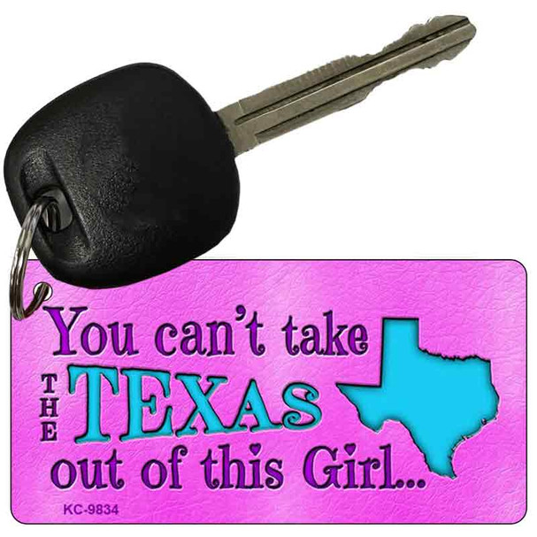 Texas Girl Novelty Wholesale Metal Key Chain