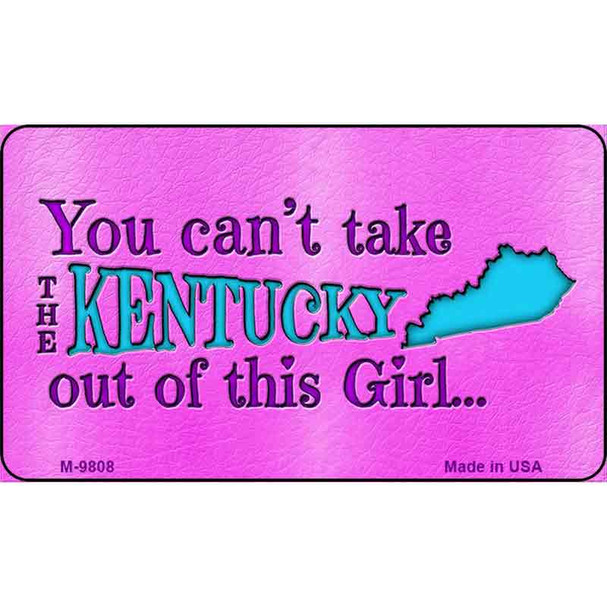 Kentucky Girl Novelty Wholesale Metal Magnet M-9808