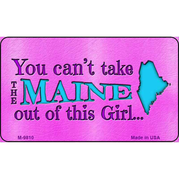 Maine Girl Novelty Wholesale Metal Magnet M-9810