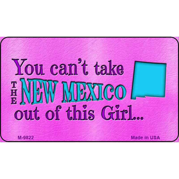 New Mexico Girl Novelty Wholesale Metal Magnet M-9822