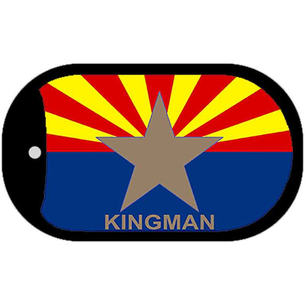 Kingman Arizona State Flag Dog Tag Kit Wholesale Metal Novelty Necklace