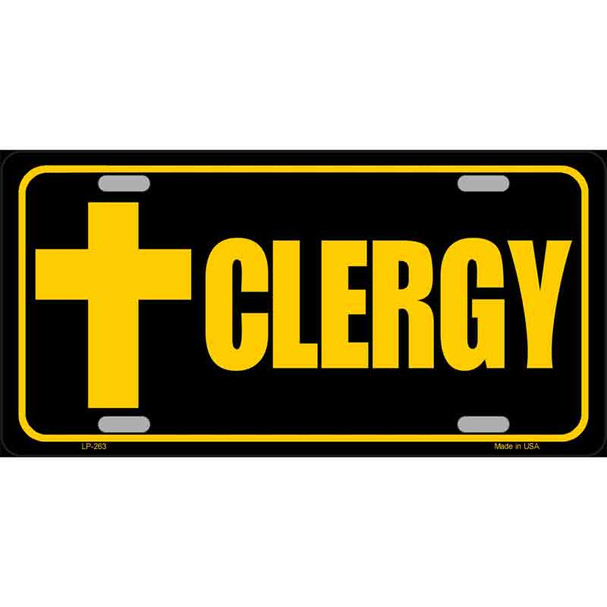 Clergy Wholesale Vanity Metal Novelty License Plate