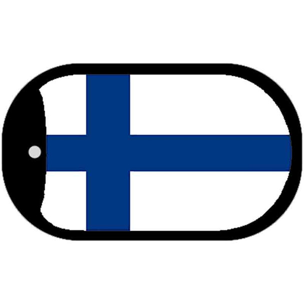 Finland Flag Dog Tag Kit Wholesale Metal Novelty Necklace