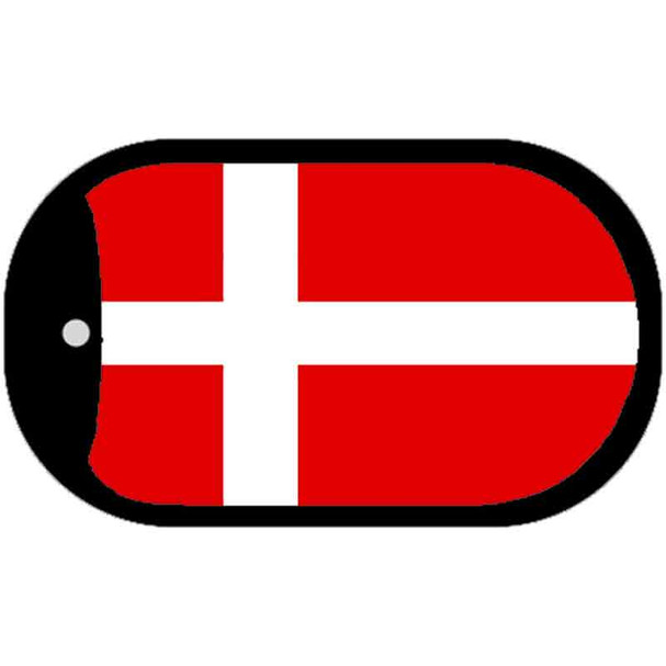 Denmark Flag Dog Tag Kit Wholesale Metal Novelty Necklace